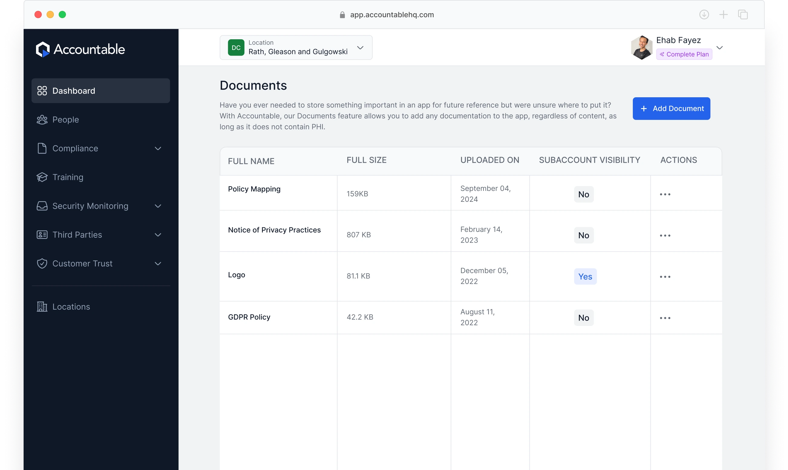 Document Management System for Healthcare