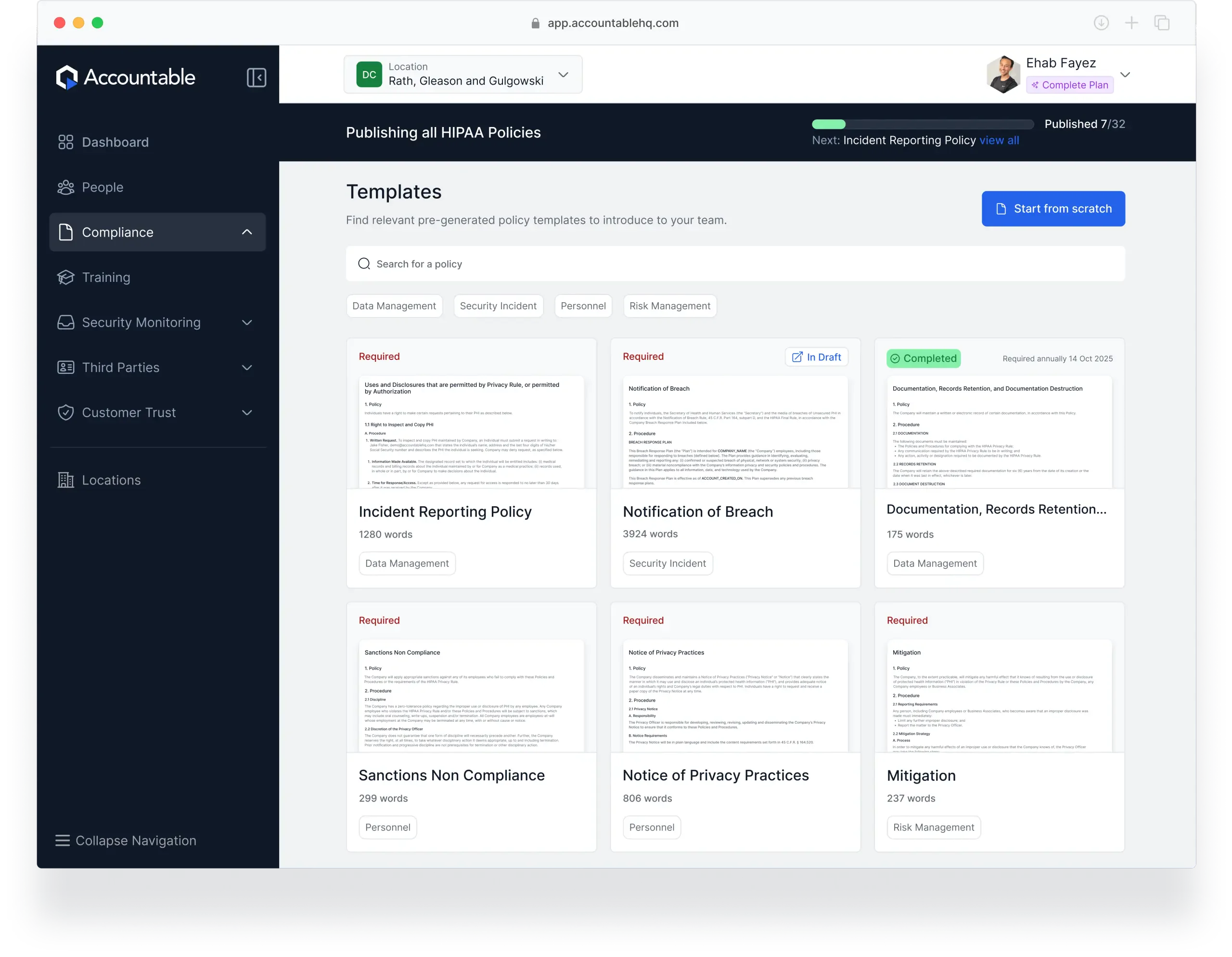 Healthcare Policy Management Software