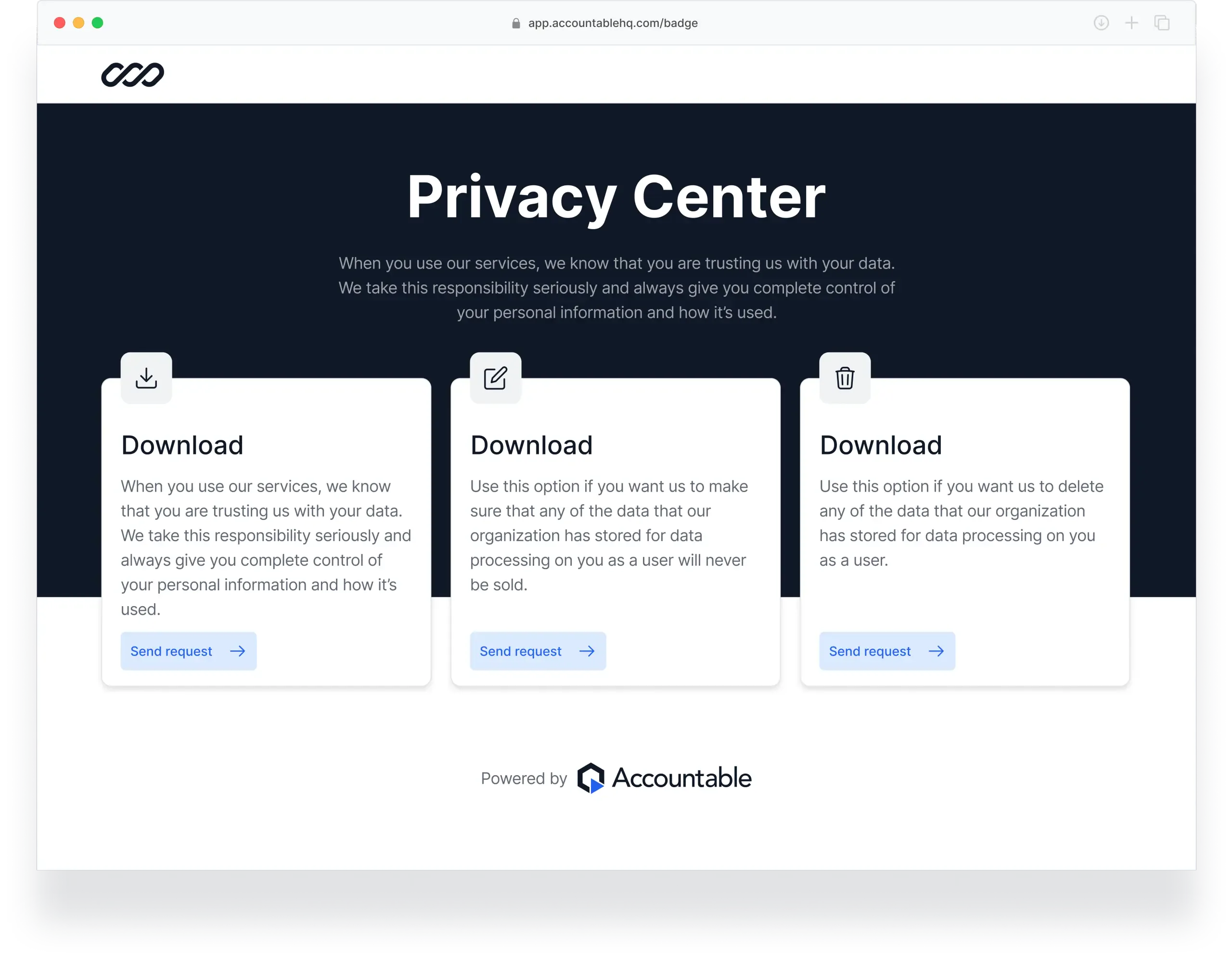 Privacy Center