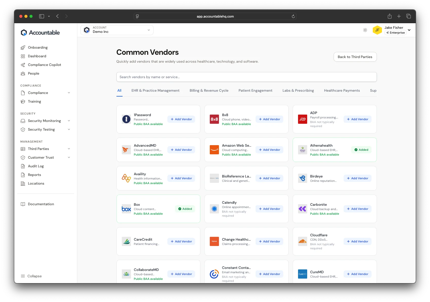 Third-Party Security Monitoring Software
