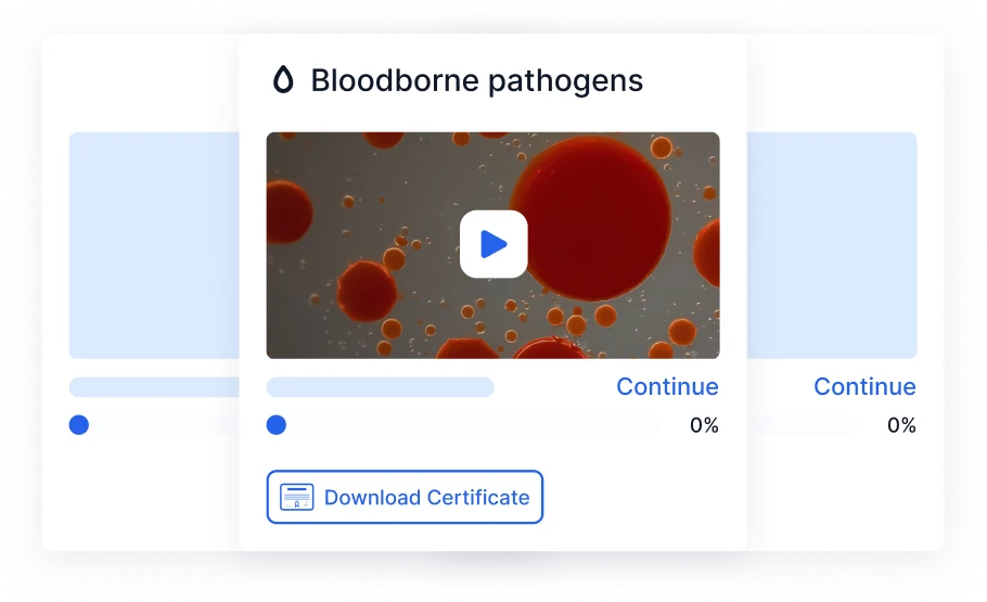 Bloodborne Pathogens Compliance Training Illustration